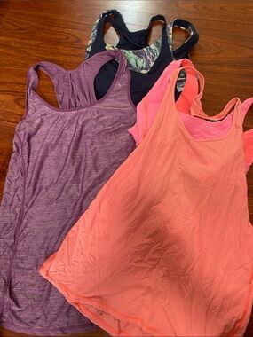 Lulu lemon Women’s Performance Tank Top - Purple and Coral